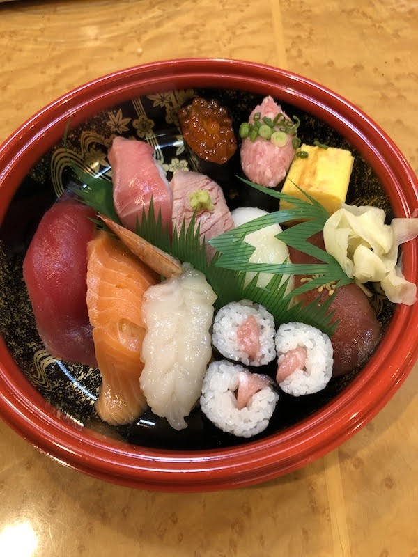 delivery's Sushi in Japan