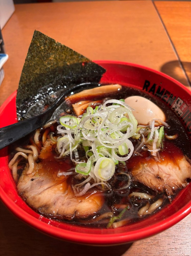 The secret to black ramen lies in its soy sauce. Black Ramen