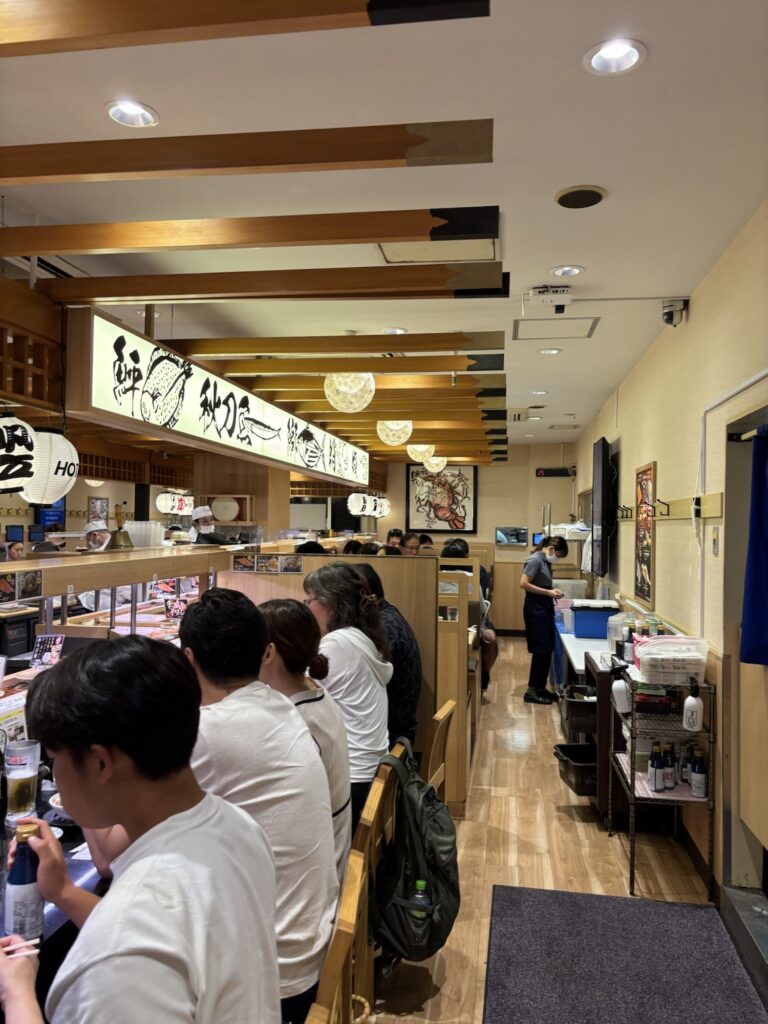 Conveyor Belt Sushi Katsu, Meguro Branch